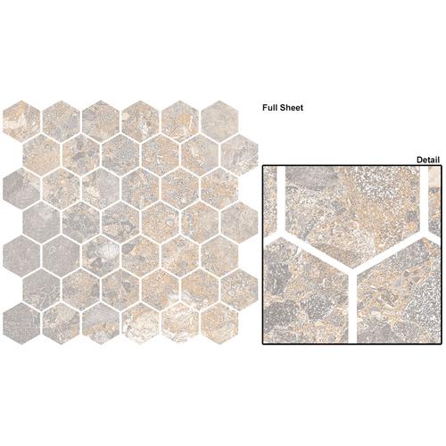 Coda Stellata Matte Hex Mosaic