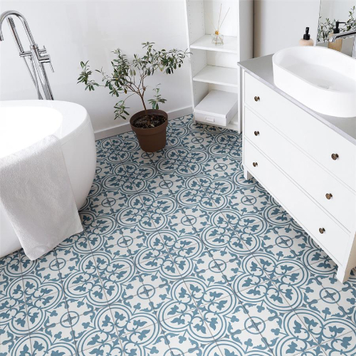 Arte Cloud 9-3/4"x9-3/4" Porcelain Floor/Wall Tile