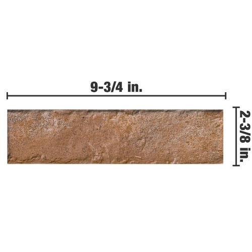 Brooklin Brick Cotto 2-3/8"x9-3/4" Porcelain F/W Tile - Image 8