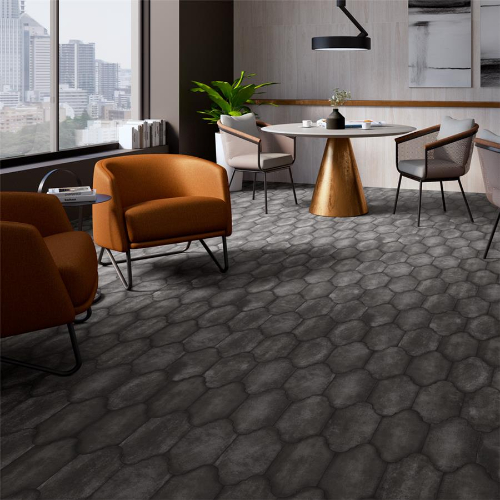 Alhama Provenzal Black 6-1/4"x12-3/4" Porcelain F/W Tile