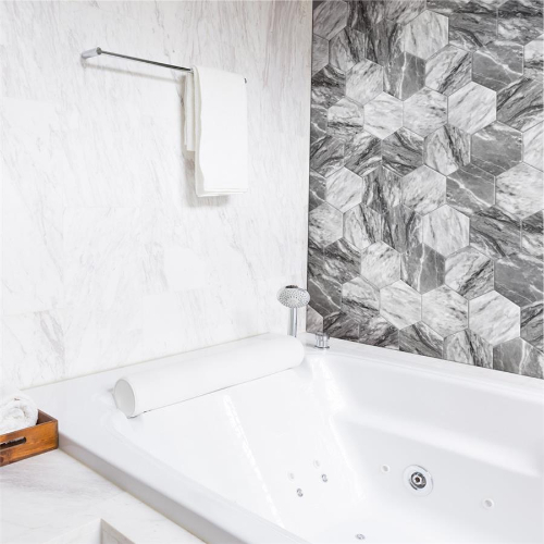 Classico Bardiglio Hex Dark 7"x8" Porcelain F/W Tile