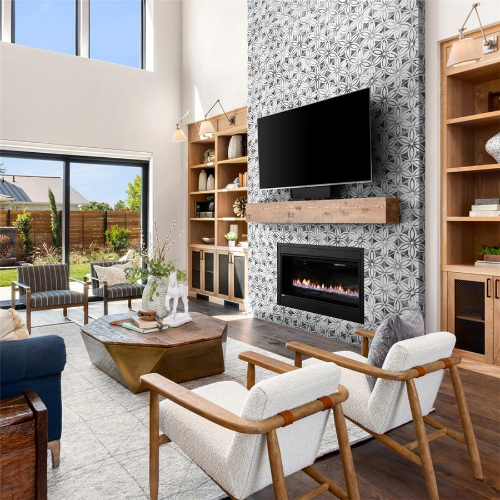 Classico Bardiglio Hex Lily 7"x8" Porcelain F/W Tile