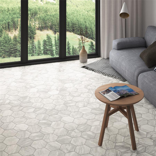 Classico Bardiglio Hex Light 7"x8" Porcelain F/W Tile