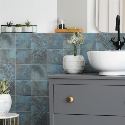 Ocean Matte Green River w/BioTech 6"x6" Porcelain F/W Tile