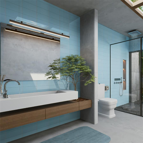 Piscina Glossy Light Blue w/BioTech 4-3/4"x9-5/8"P F/W