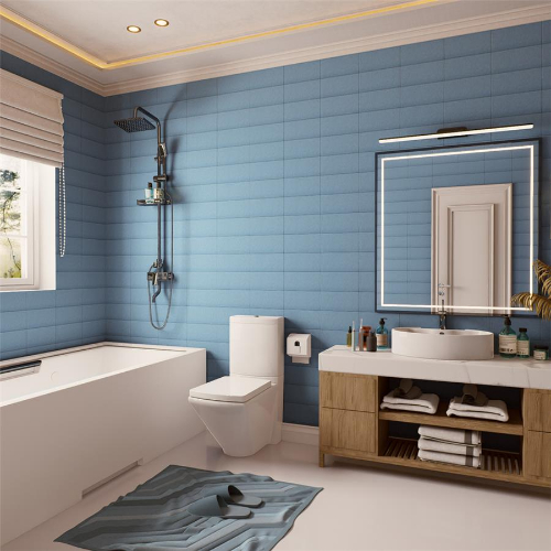 Piscina Matte Light Blue w/BioTech 4-3/4"x9-5/8" P F/W