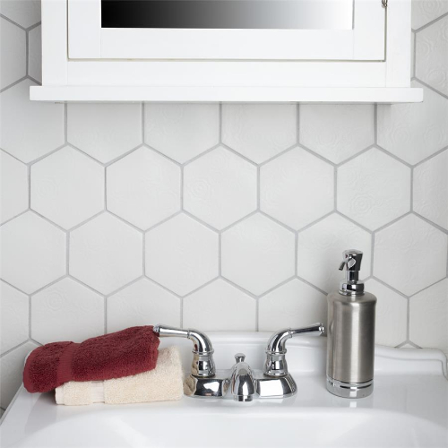 Caprice Bianco C 4-3/8"x5" Porcelain W Tile