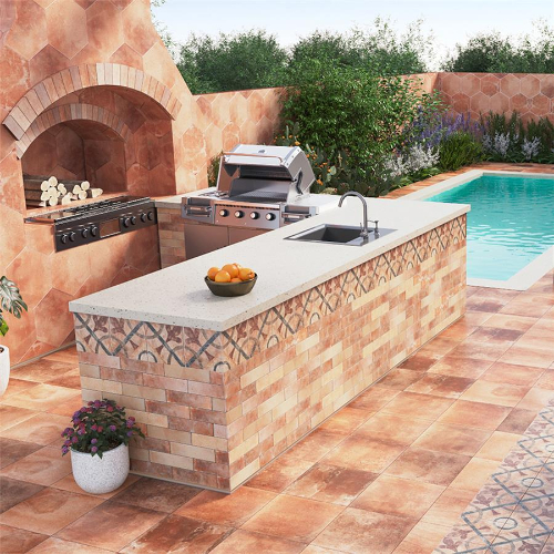 Americana Cleveland 8-3/4"x8-3/4" Porcelain F/W Tile