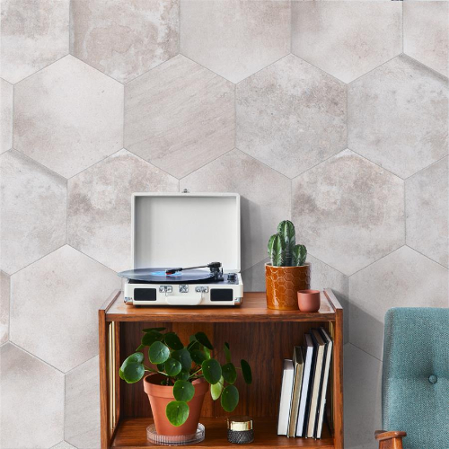 Americana Boston Hex Downtown 14-1/8"x16-1/4" Porc F/W Tile