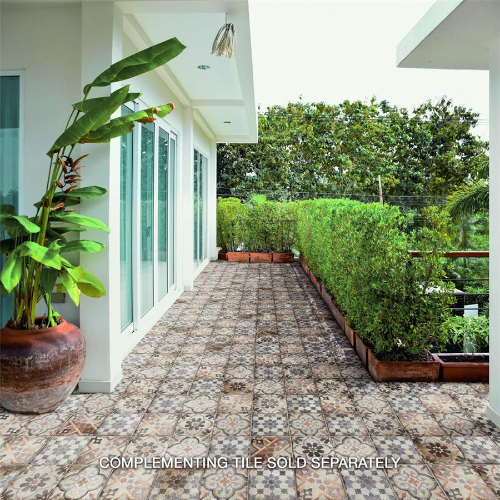 D'Anticatto Decor Laterza 8-3/4"x8-3/4" Porcelain F/W Tile