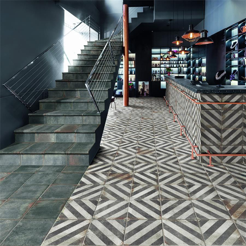 D'Anticatto Decor Obliqua 8-3/4"x8-3/4" Porcelain F/W Tile