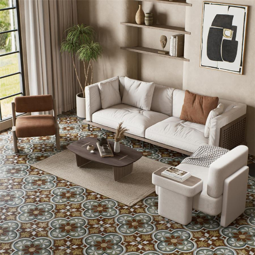 Kings Barna Born 17-5/8"x17-5/8" Ceramic F/W Tile