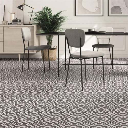 Berkeley Essence Grey 17-3/4" x 17-3/4" Porcelain F/W Tile