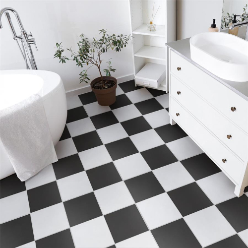 Checker II 17-5/8"x17-5/8" Ceramic F/W Tile