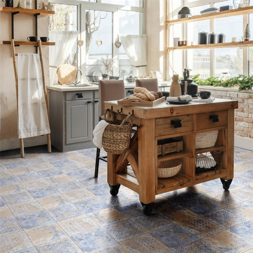 Antigua Deco Beige 13"x13" Porcelain F/W Tile