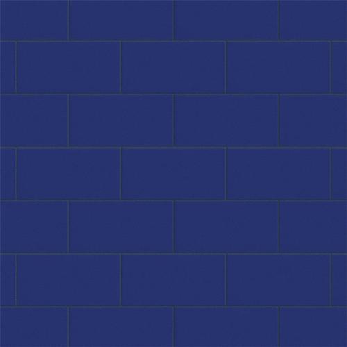 Piscina Glossy Cobalt Blue w/BioTech 4-3/4"x9-5/8" Porc F/W