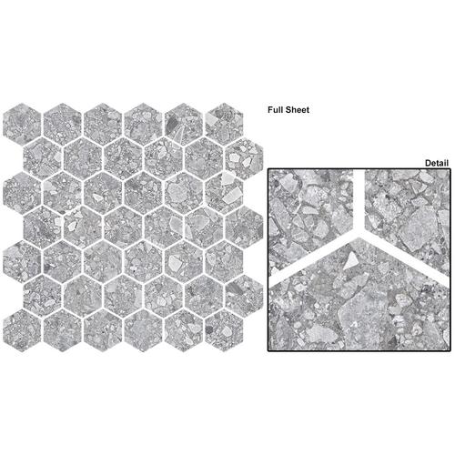 Tremelo Stellata Matte Hex Mosaic
