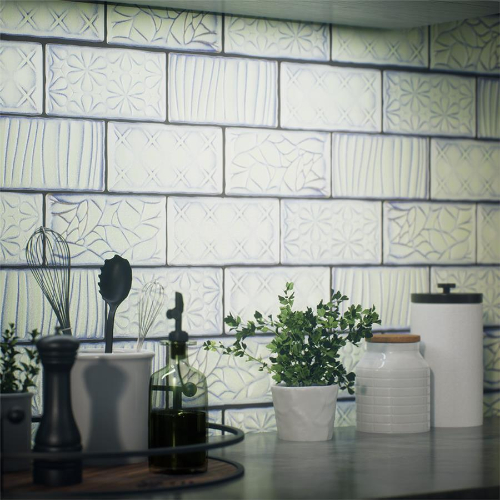 Antic Sensations Pergamon 3"x6" Ceramic W Tile