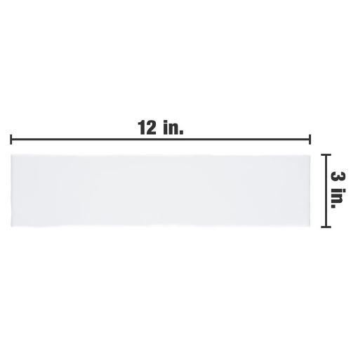 Castillo White 3"x12" Ceramic Wall Tile - Image 9