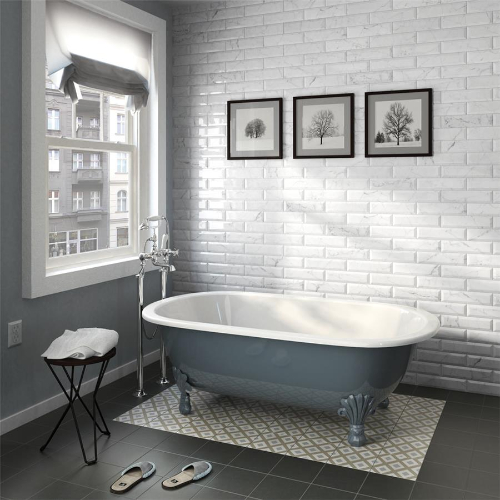 Classico Carrara Matte Metro 3"x12" Ceramic W Tile