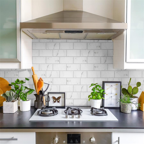 Classico Carrara Glossy 3"x6" Ceramic W Tile