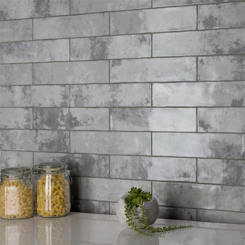 Biarritz Grey 3"x12" Ceramic Wall Subway Tile