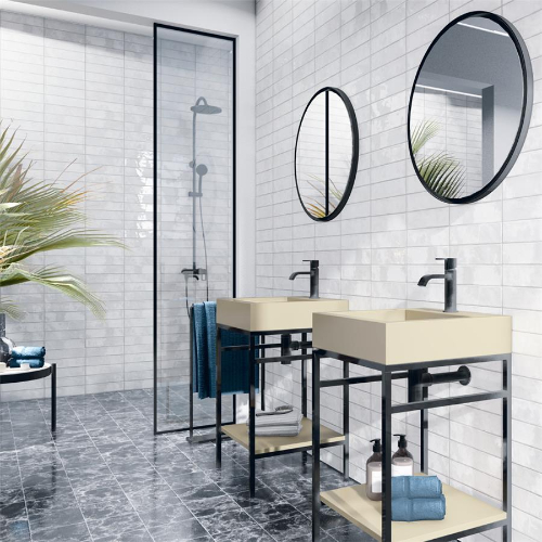 Biarritz White 3"x12" Ceramic Wall Subway Tile