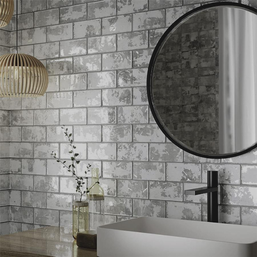 Biarritz Grey 3"x6" Ceramic Wall Subway Tile