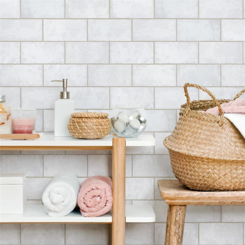 Biarritz White 3"x6" Ceramic Wall Subway Tile