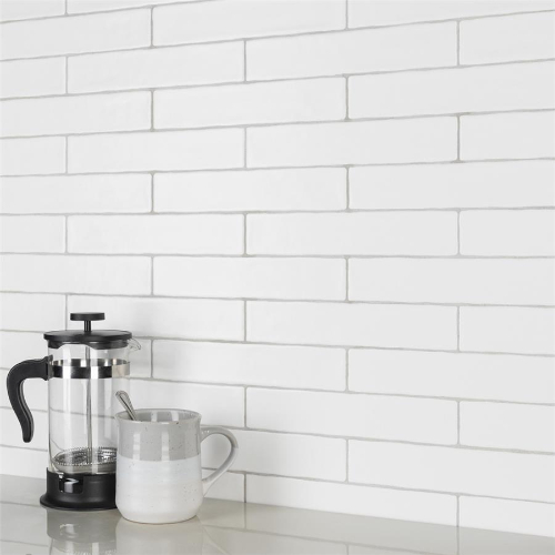 Chester Matte Bianco 2" x 10" Ceramic Wall Tile