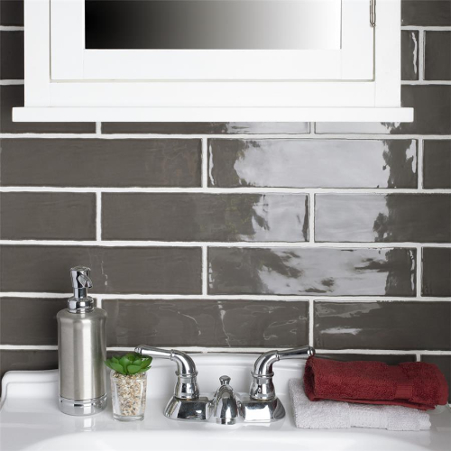 Chester Grafito 3"x12" Ceramic W Tile