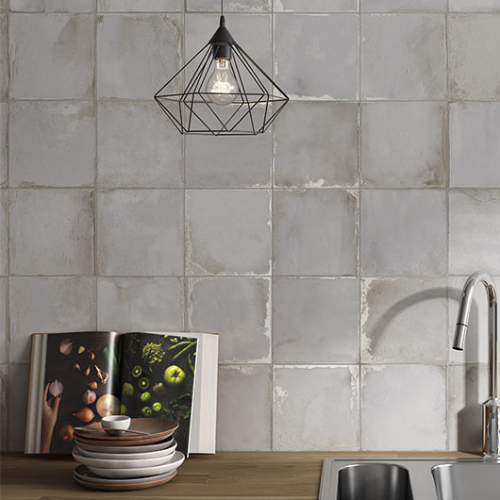 Nacre White 8x8 Matte & Polished