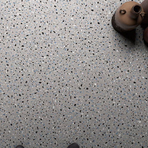 Abstract Gray 8x9 Matte