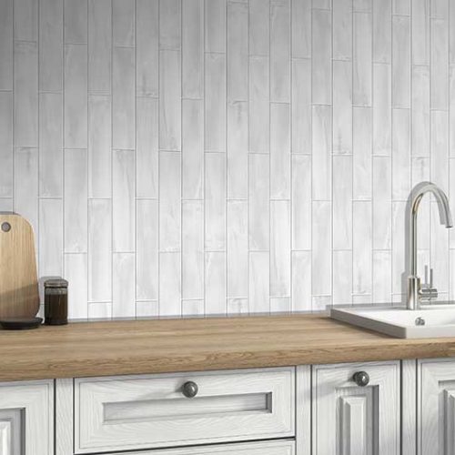 Pearl White 3x12 Glossy