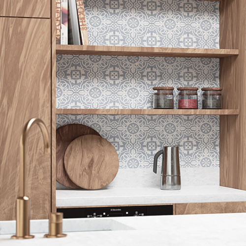 Teal Doily 8x8 Matte